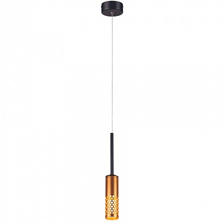 Pendente Industrial LED 3000K 6W Ø5X19cm Metal/Acrílico