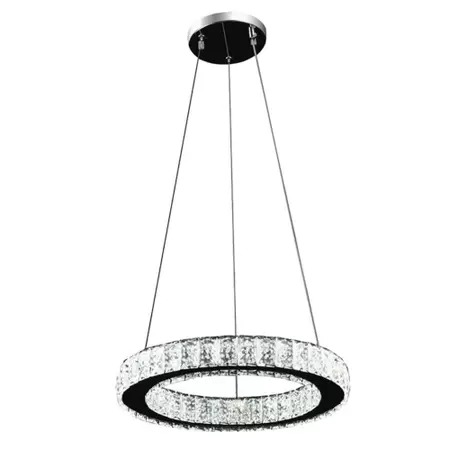 Pendente Lustre Cromado Redondo 3Temp (D) 395MM