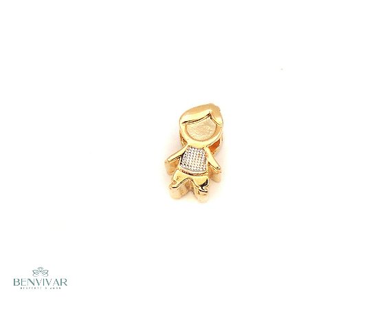 Berloque Menino - Banhado Ouro 18k