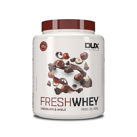 Fresh Whey Chocolate Belga e Avelã 450g - Dux Nutrition - Boon Suplementos