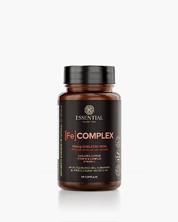Ferro Complex 90 Cápsulas - Essential Nutrition