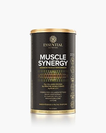 Muscle Synergy Pessego e Frutas Tropicais 454,5g - Essential Nutrition