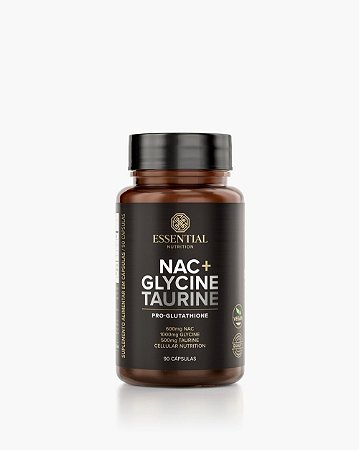 Nac + Glycine + Taurine 90 Cápsulas - Essential Nutrition
