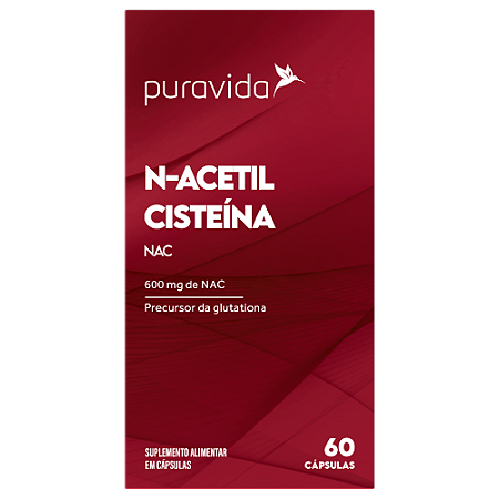 NAC N-acetil Cisteína 60 Cápsulas - Pura Vida