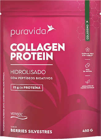 Colágeno Collagen Protein Berries Silvestres 450g - Pura Vida