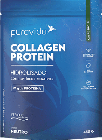 Colágeno Collagen Protein Puro 450g - Pura Vida