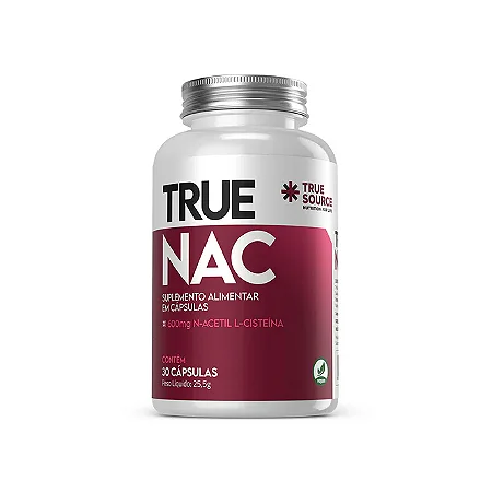 True NAC 600mg 30 Cápsulas - True Source