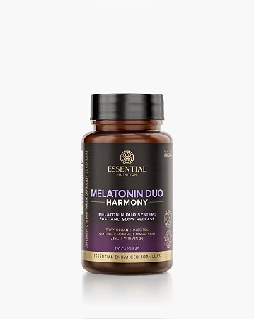 Melatonina Duo Harmony 120 Cápsulas - Essential Nutrition