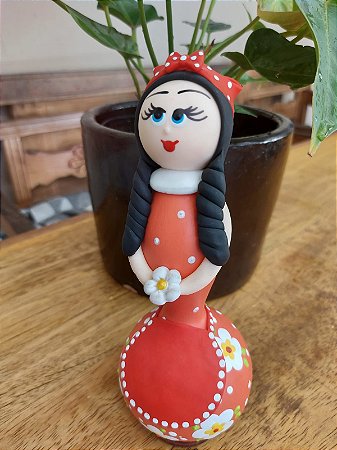 boneca de cabaça lenço
