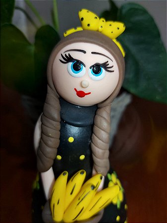 Boneca de cabaca frutas