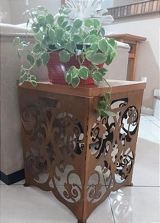 Banco rústico mineiro de ferro com madeira para decoração