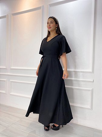 Vestido Rodado Catarina - Preto