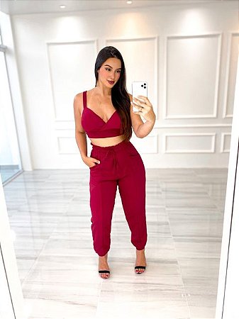 Conjunto Bruna - Vinho