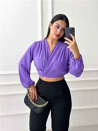 Cropped Jade - Lilás