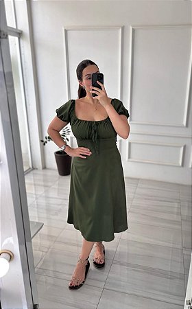 Vestido Bianca - Militar