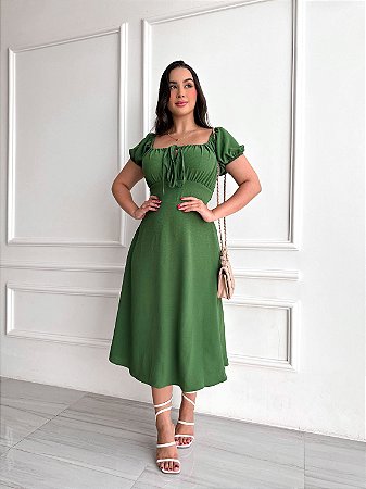 Vestido Bianca - Militar