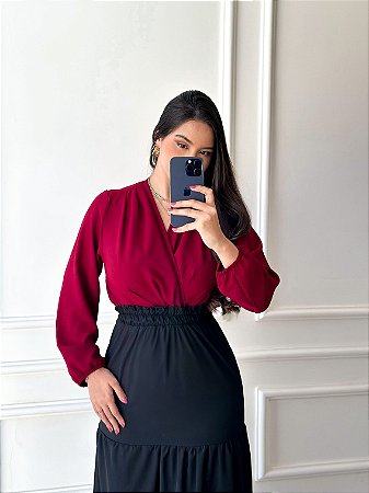 Cropped Jade - Vinho