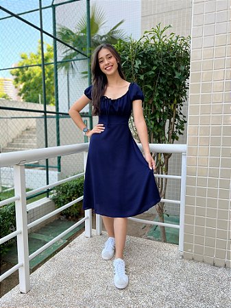 Vestido Bianca - Marinho