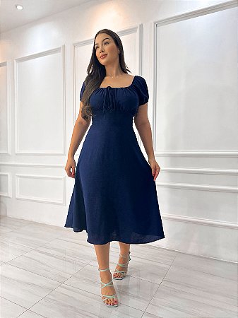 Vestido Bianca - Marinho