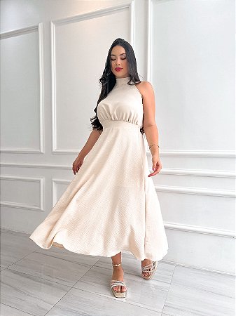 Vestido Pérola - Tapioca