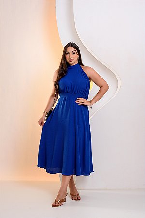 Vestido Pérola - Azul Royal