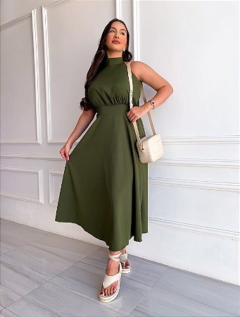 Vestido Pérola - Militar