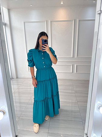 Vestido Bárbara - Petróleo