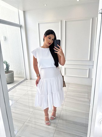 Vestido Olívia - Branco