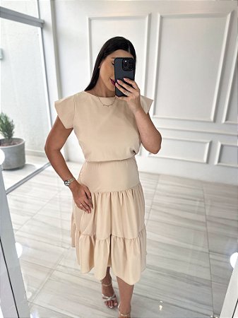 Vestido Olívia - Tapioca