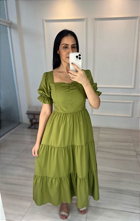 Vestido Tereza - Abacate