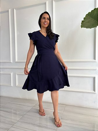 Vestido Mirela - Marinho
