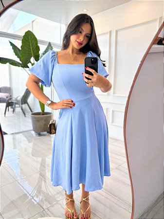Vestido Heloisa - Azul Candy