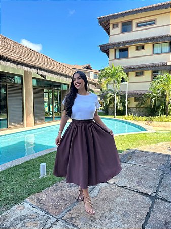 Saia Maria - Marrom