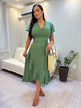 Vestido Diana - Oliva
