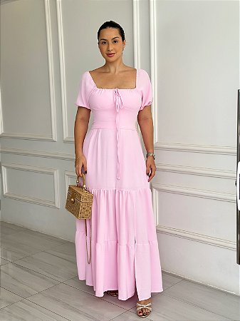 Vestido Alessandra - Rosa Candy