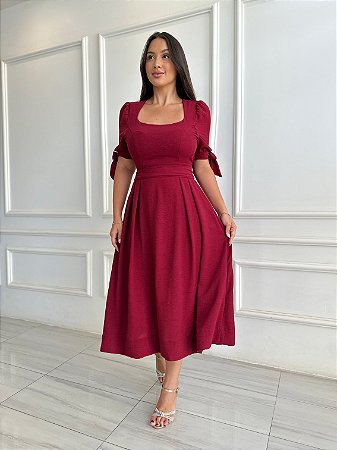 Vestido Estela - Marsala