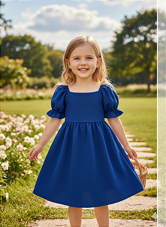 Vestido Helô - Royal