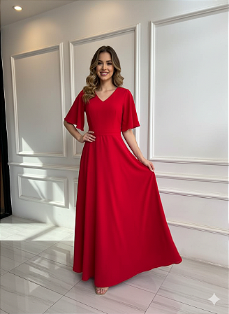 Vestido Catarina - Vermelho