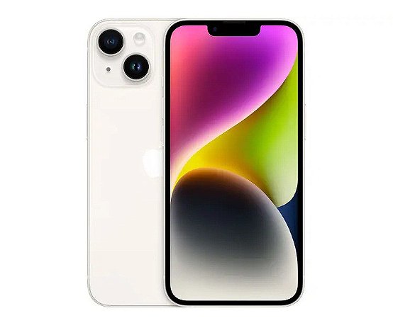 iPhone 14 128GB Branco Estelar 6,1” 12MP iOS 5G - Aplle -SEMI NOVO/SWAP
