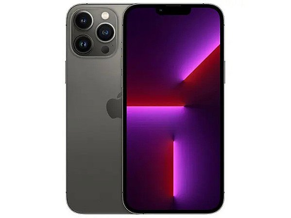 iPhone 13 Pro Max 128GB Grafite - Apple - Tela 6,7” 12MP iOS - SEMI NOVO/SWAP (Várias Cores)