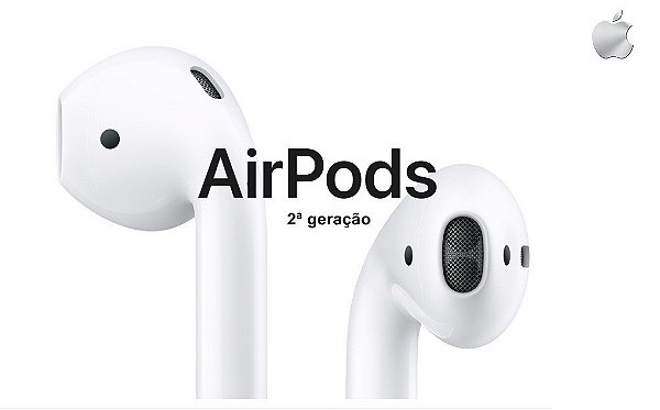 AirPods Apple 2ª Geração - com Estojo de Recarga