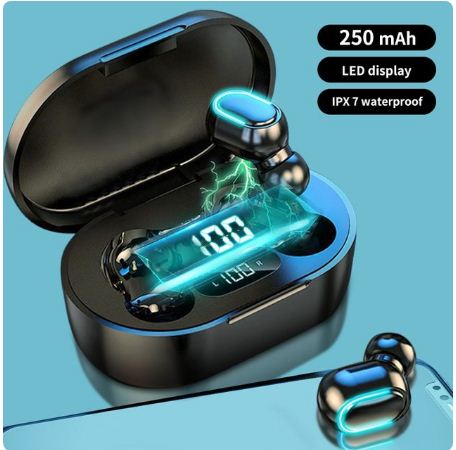 Fones De Ouvido Bluetooth Tws In Ear Bluetooth 50 Display Digital Inteligente Microfone Estéreo Esportivo Fones De Ouvido Sem Fio