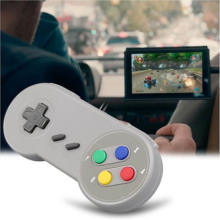 Kit C/2 Controle Super Nintendo Snes Joystick Usb Jogos Emulador Pc