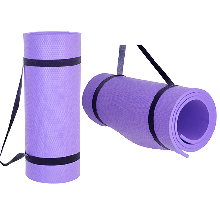 Colchonete E.v.a Exercícios. Yoga, Funcional (1,80x53x10mm) Lilas