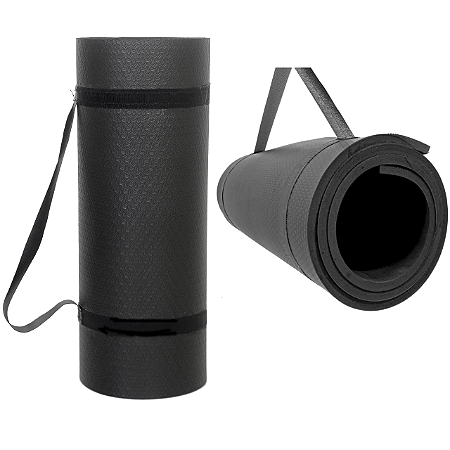 Colchonete E.v.a Exercícios. Yoga, Funcional (1,80x53x10mm) Preto