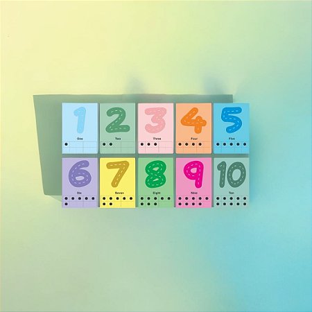 Numbers 1 at 10 (colors)