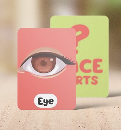 Jogo da memória Meu Rsoto - Face Parts