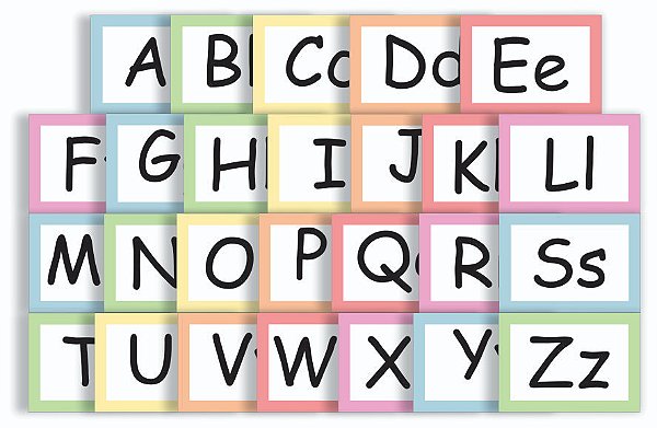 Placa Letras - Letters