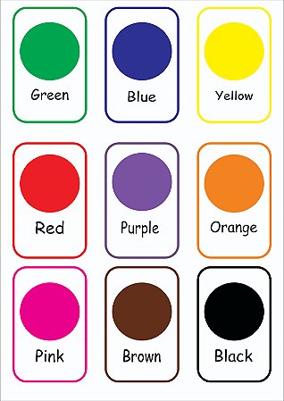 Placa Interativa  Cores - Colors