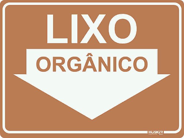 Placa Lixo Orgânico